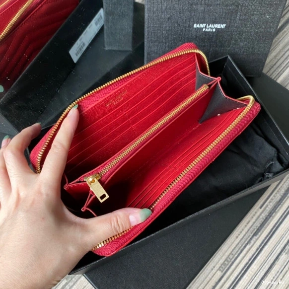 MONOGRAM ZIPPY WALLET YSL 0724